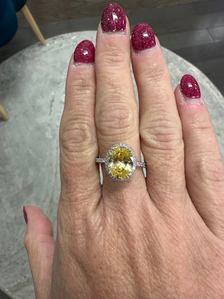 Fancy Fashion #17 Canary Yellow Ring