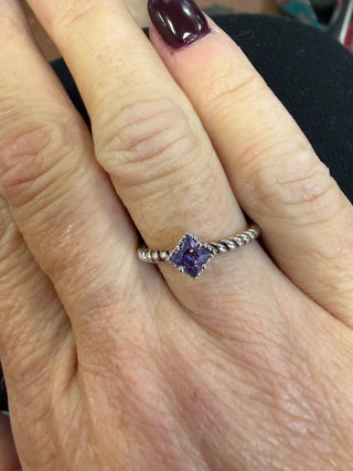 Fancy Fashion Amethyst Ring