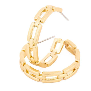 Layla Medium Gold Earrings