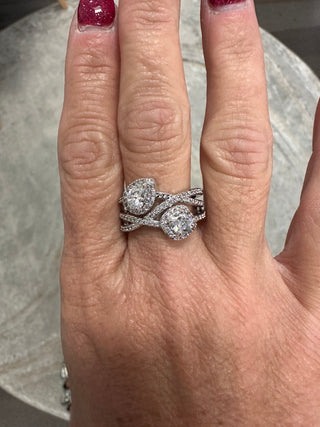 Fancy Fashion #21 Teardrop & Square Ring