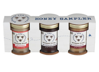 Whipped Honey Sampler Chocolate, Original, Cinnamon