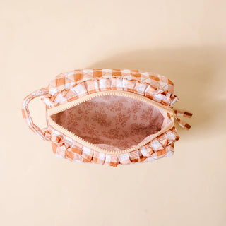 Essentials Quilted Cosmetic Pouch