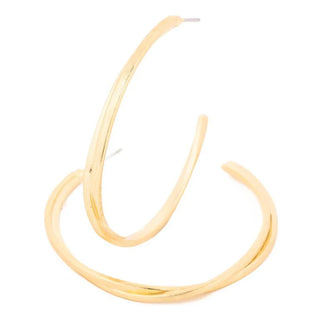 Kat Large Gold Hoops