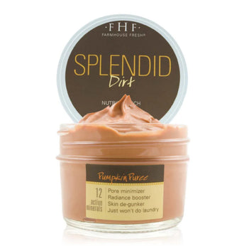 FHF Splendid Dirt® Nutrient Mud Mask with Organic Pumpkin Puree 4 oz