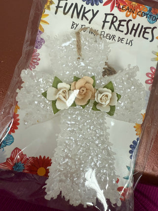 Fancy Cross Freshie W/ Flower Clean Cotton