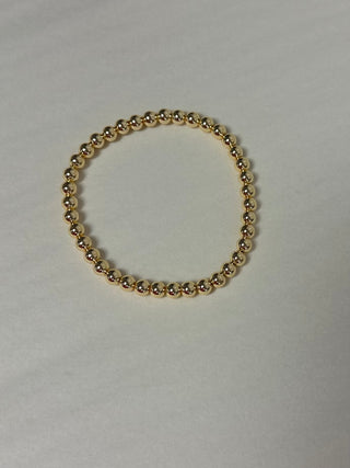 JTO Gold Beaded Stretch Bracelet (can add charms)