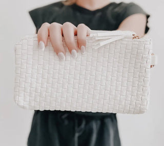 Emma woven Clutch Wristlet
