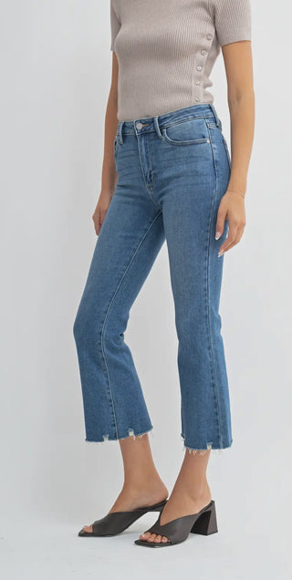 Just Black Denim Crop Flare
