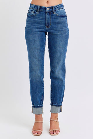Judy Blue Mid Rise Vintage Boyfriend Jeans