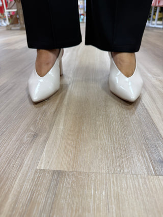 Menny Slingback Pump Cream