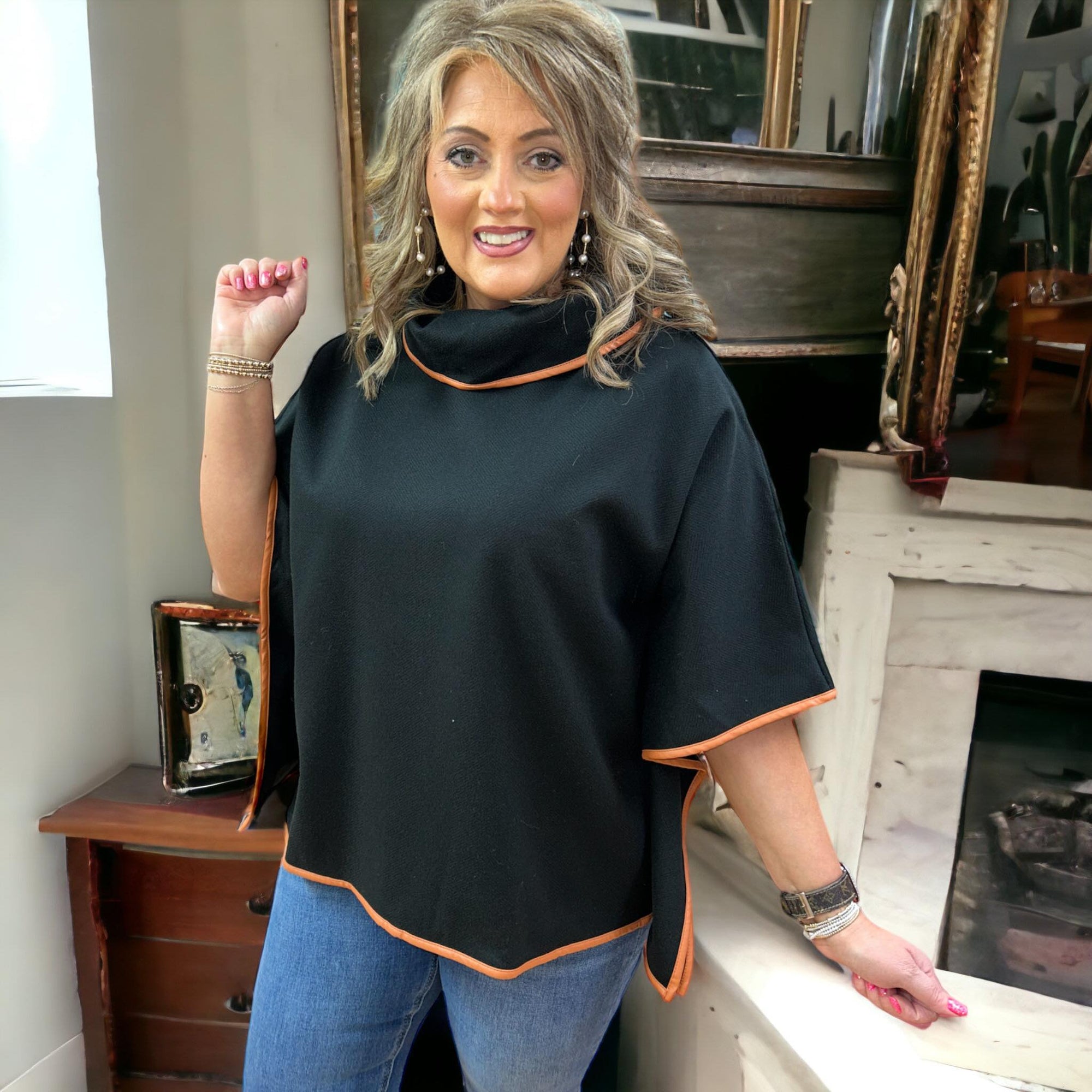A Little Leather Poncho
