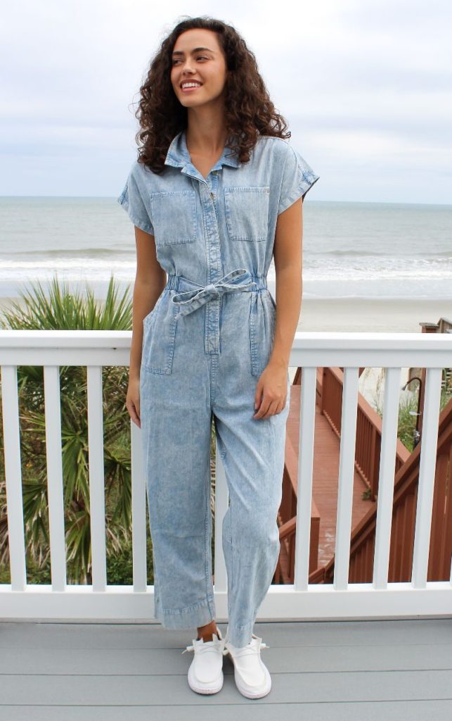 Simply Southern Jumpsuit Blue