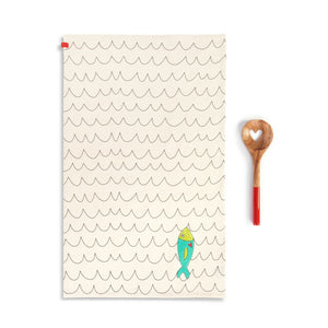Kitchen Towel With Heart Spoon