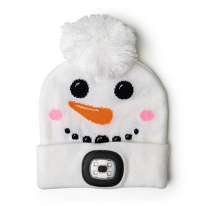 Night Scope™ Kid’s Christmas Rechargeable LED Pom Hat