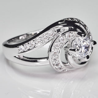 Fancy Fashion Spiral Ring