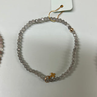 Enewton Gemstone 3MM Bead Bracelet Signature Cross