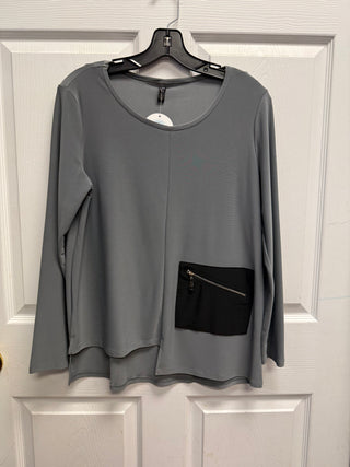Black Uneven Hem Tunic