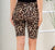 Leopard Print Bike Shorts