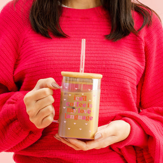 Sequin Glass up - Coffee Love Lang