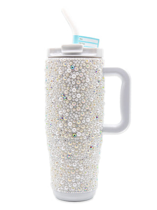 40oz Tumbler Rhine/Pearl White