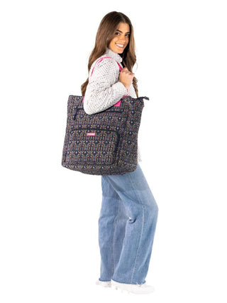 Simply Southern Roll Tote Ribbon Floral