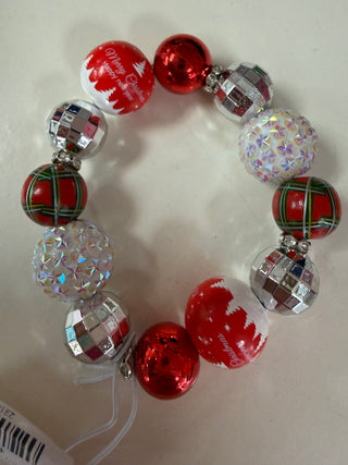 Whispers Merry Christmas Stretch Bracelet