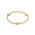 Enewton Signature Cross Gold Pattern 3mm Bead Bracelet Gold
