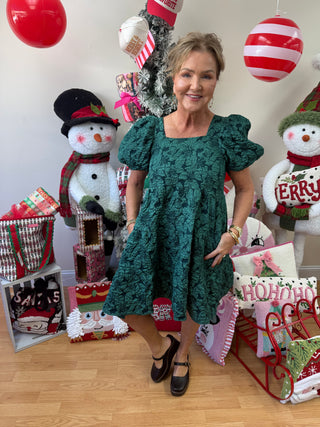Evergreen Elegance Dress