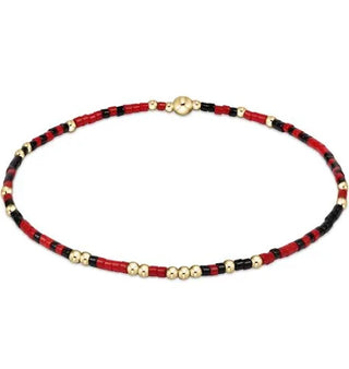 Enewton Hope Unwritten Bright Red & Onyx Bracelet