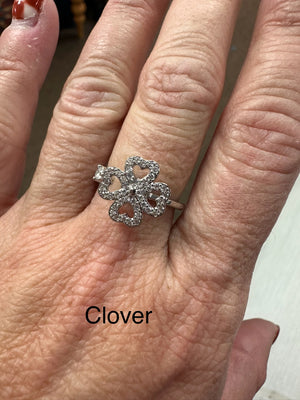 Adjustable Silver Rings