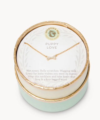 Spartina Necklace 18" Puppy Love/Bone Gold