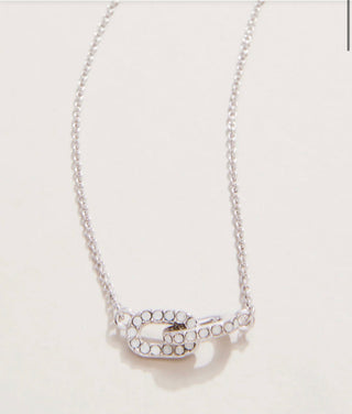 Spartina Necklace 18" Forever Friends/Links Silver