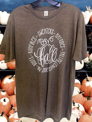 Fall Sweaters Hayrides Tee