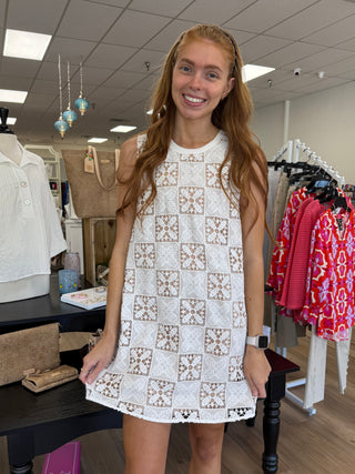 Lace Garden Shift Dress