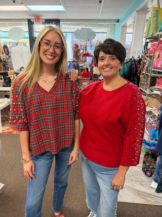 Crafted In Plaid Top