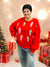 Happy Nutcrackers Oversized Sequin Sweatshirt