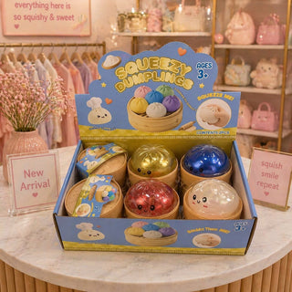 Glitter Mystery Color Dumpling Squishy