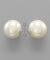 18mm Pearl Post Earrings