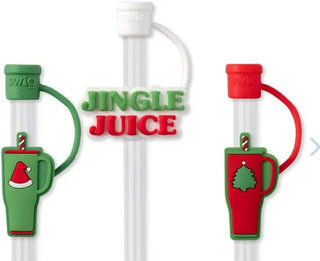 Jingle Juice Christmas Straw Topper