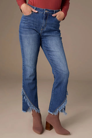 Bambu Soft Straight Ankle Crossover Fringe