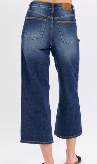 Judy Blue Jeans MR Tummy Control Crop Wide