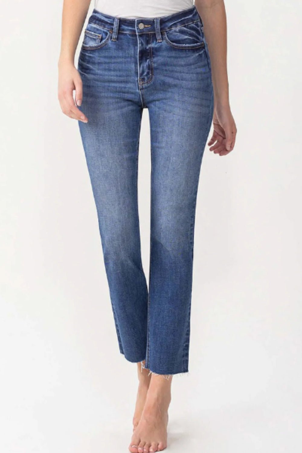 Vervet High Rise Slim Straight Jean