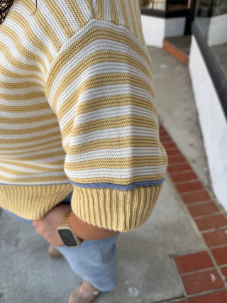 Stripe Things Up Sweater
