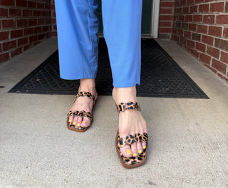 French Blue Crepe Relaxed Pant