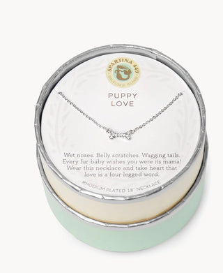 Spartina Necklace 18" Puppy Love/Bone SIlver