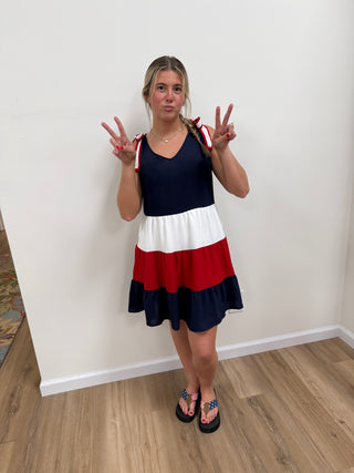 Stars, Stripes & Sparklers Dress