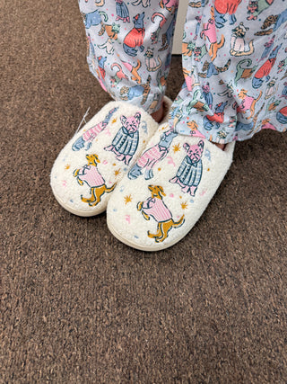 Posh Pets Fuzzy Slippers