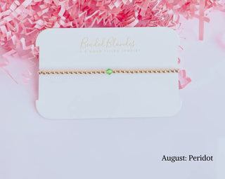 Birthstone Swarovski Bracelet