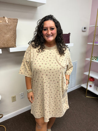 Dusty Meadow Tee Dress