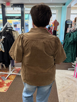 Puff & Polished Mocha Top
